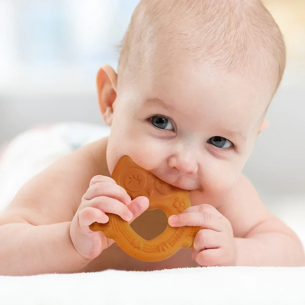 Haakaa Silicone Owl Teether - Image 4
