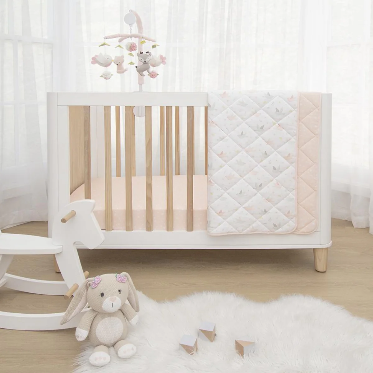 Living Textiles Jersey Cot Comforter - Image 3