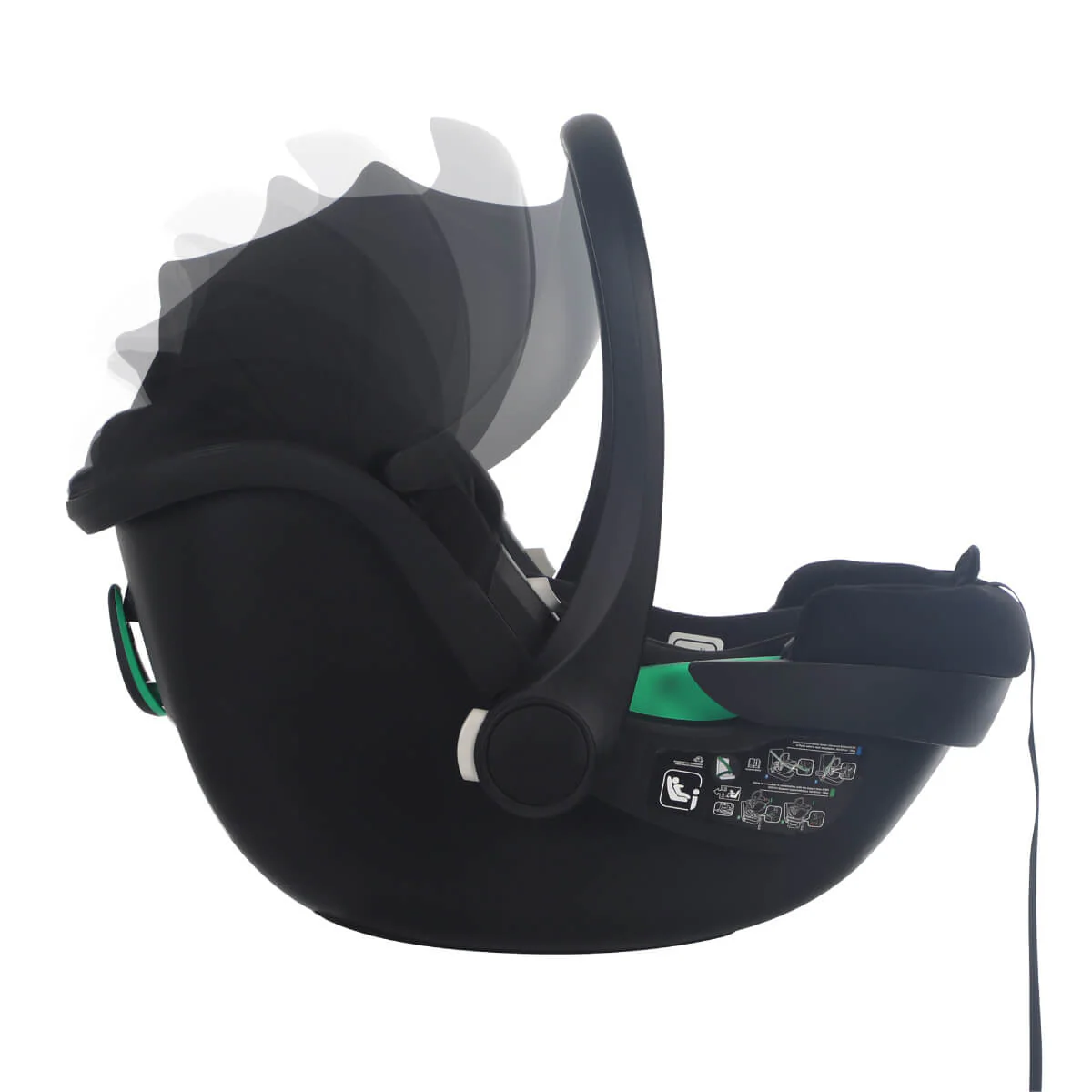 phil&teds® alpha™ i-Size Infant Car Seat and Base 2023+ rental - Image 3